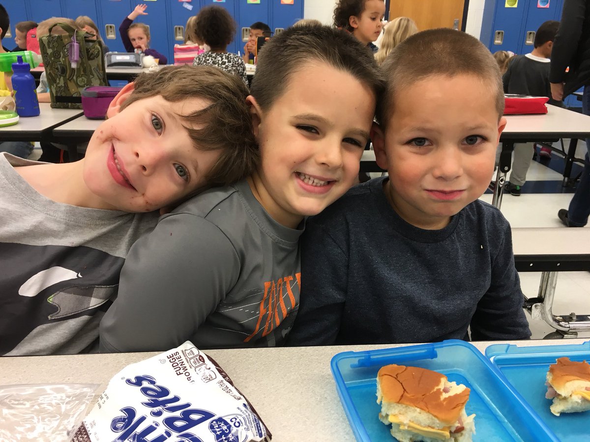 NorthCreekElem's tweet photo. My lunch partners today https://t.co/umEcpMNzaA