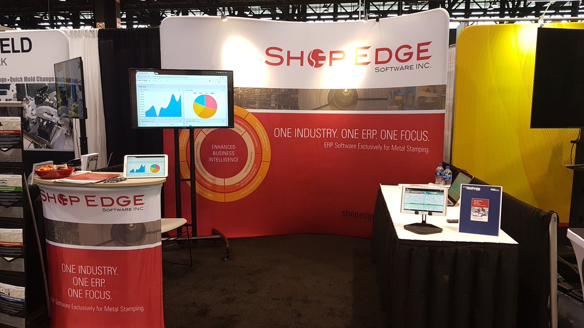 ShopEdgeERP's tweet image. Come check out ShopEdge in booth 5318. See our new dashboard and catch a live demo of our Android app. #FABTECH17