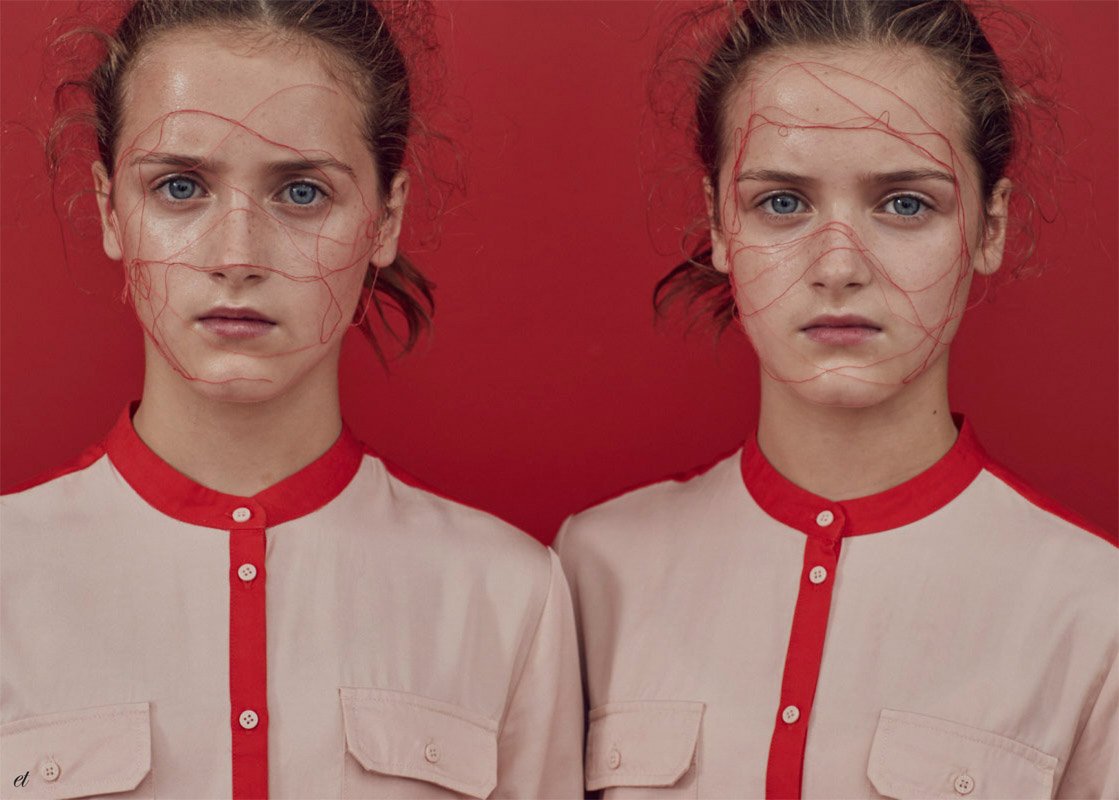 Photographer Piotr Motyka shoots "Twinning" editorial for ET Magazine ... Art Direction and Styling by Tracey Jacob