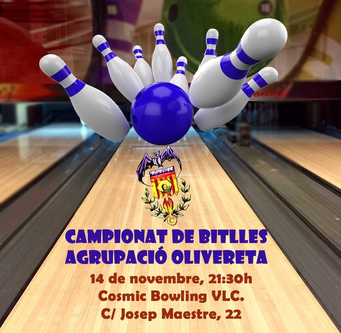 AgrupOlivereta's tweet photo. CAMPIONAT DE #BITLLES
Si voleu participar, pregunteu a les vostres comissions.
#JuntsMolemMés
#FallesTotlany
#FallesDeValència https://t.co/sQL6lryEn0