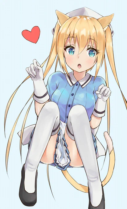 猫耳の日向夏帆ちゃん描きました! #ブレンドS 