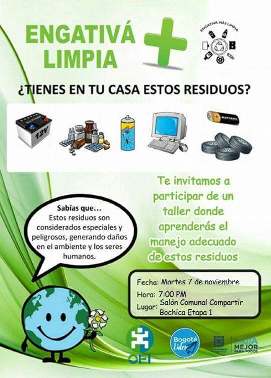 EngativaMLimpia's tweet photo. @EngativaMLimpia #ProgramasPosconsumo ¡Comprometidos con el medio ambiente!♻ https://t.co/gSJQgK8euH