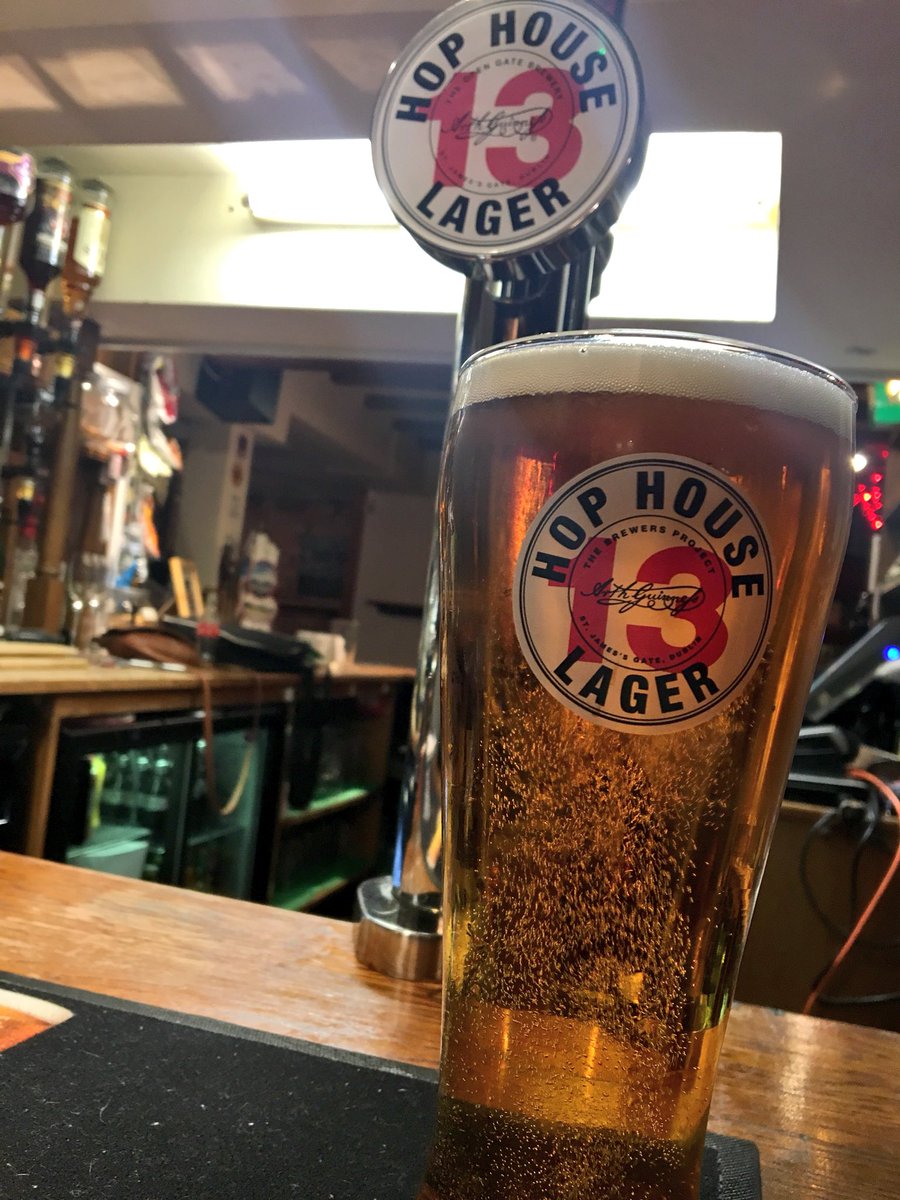 The coldest, crispest lager for a cold, crisp winter evening ❄️ 🍺