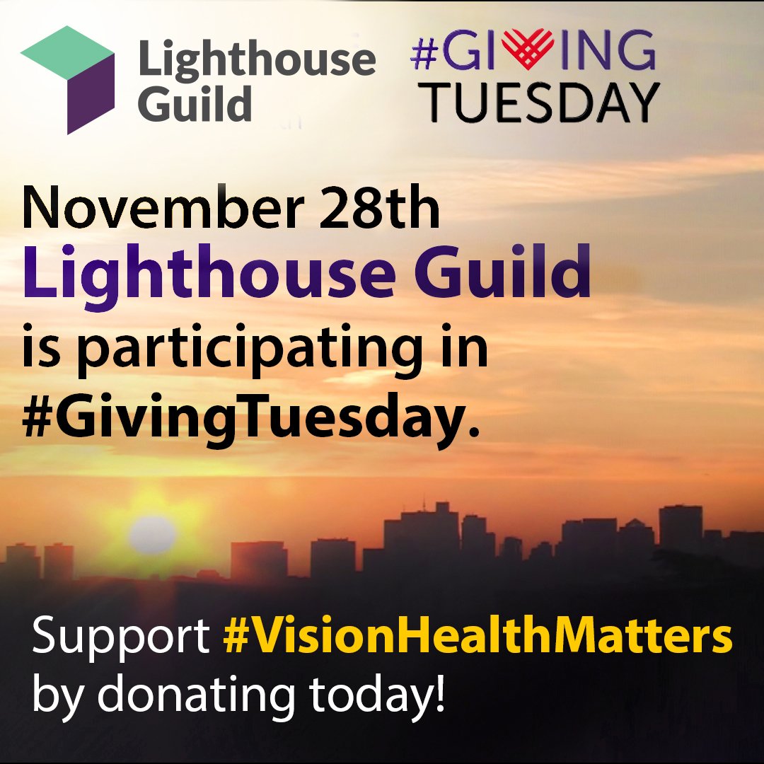 lighthousegld's tweet photo. #VisionHealthMatters on #GivingTuesday November 28, 2017 https://t.co/xNxh9Tf5jn