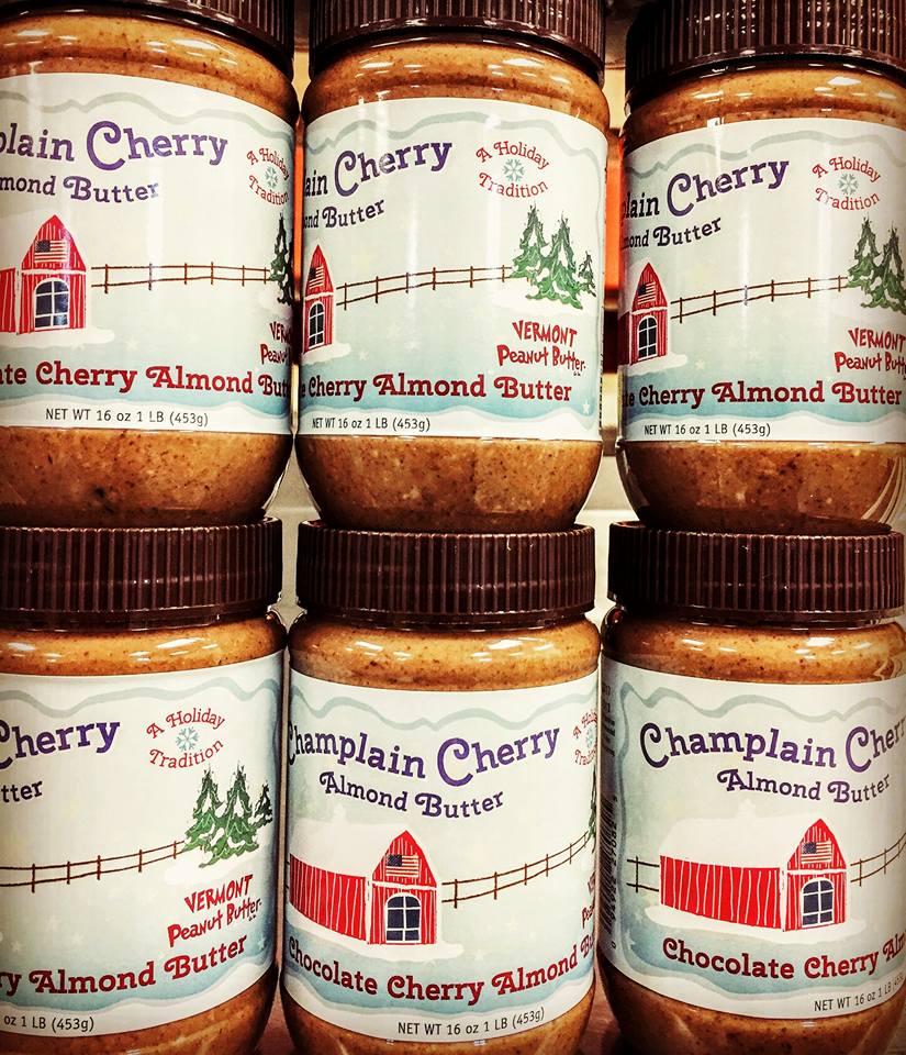 The holidays are just around the corner and that means CHAMPLAIN CHERRY ALMOND BUTTER!!! available for purchase after thanksgiving :)