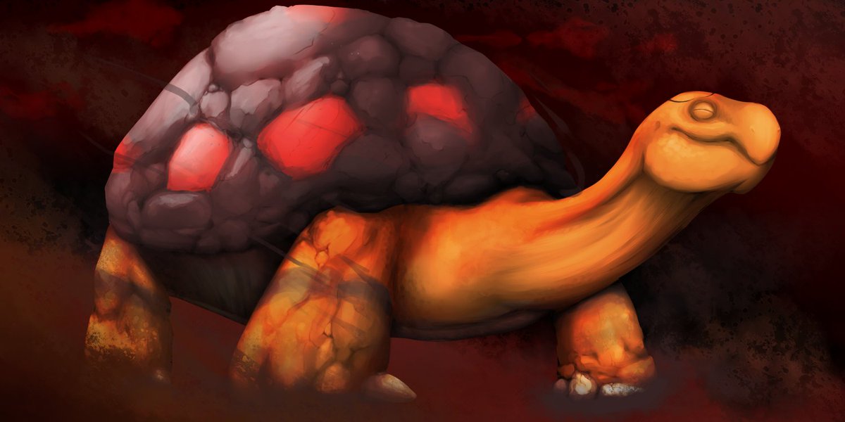heckacentipede's tweet photo. I made a second version :D The face of a friend~ #torkoal #tortoise #hotturtle https://t.co/hMF02zgBDe