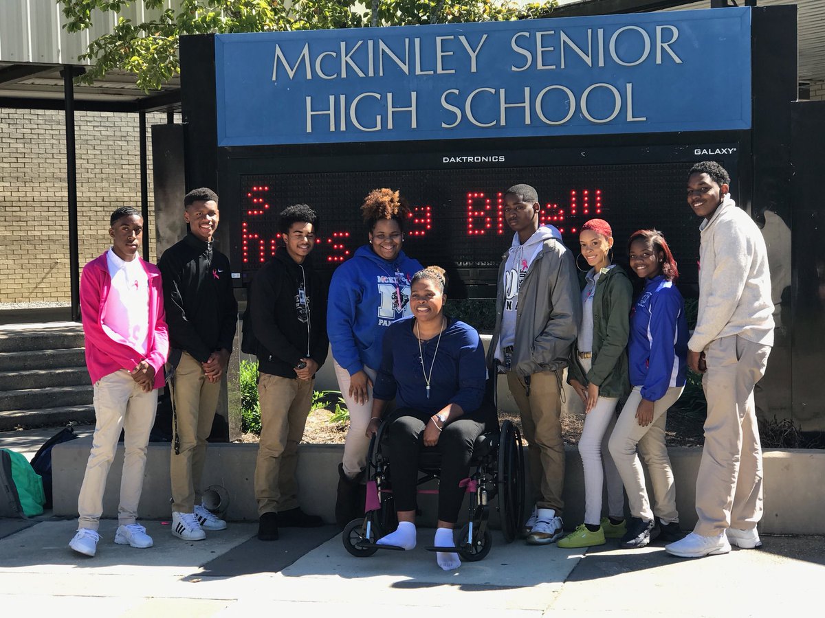 AG_Realtor's tweet photo. Had the wonderful opportunity to speak to Mckinley High school students! #DomesticViolence #MotivationalSpeaker #JustAngela #ShinetheLight https://t.co/w1LgBR69t7