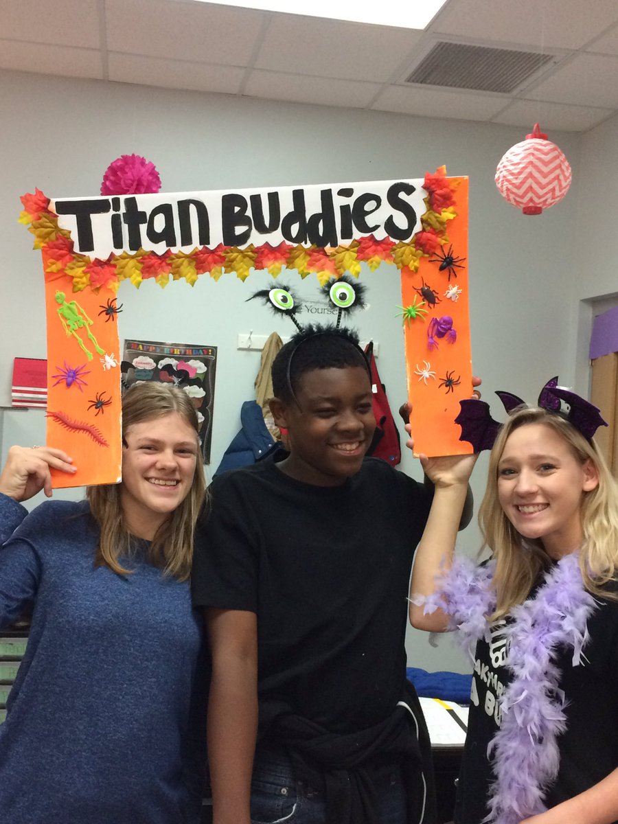 Titan Buddy Halloween party!! #BreakThrough4aBuddy