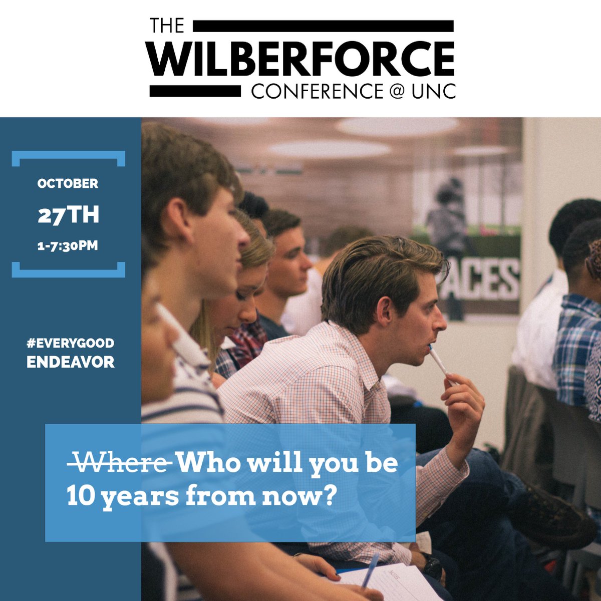 The Wilberforce Conference is this Friday, October 27! For details and to register, visit wilberforceconference.com #EveryGoodEndeavor