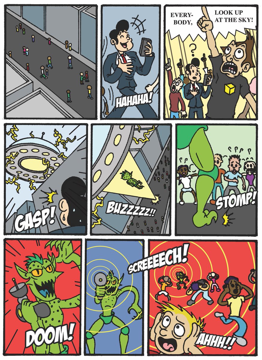 JohnMaucere's tweet photo. SuperDeafy comic strip #superdeafy #comiccon #superhero #johnmaucere #dackvirnig https://t.co/hMBezASYHi