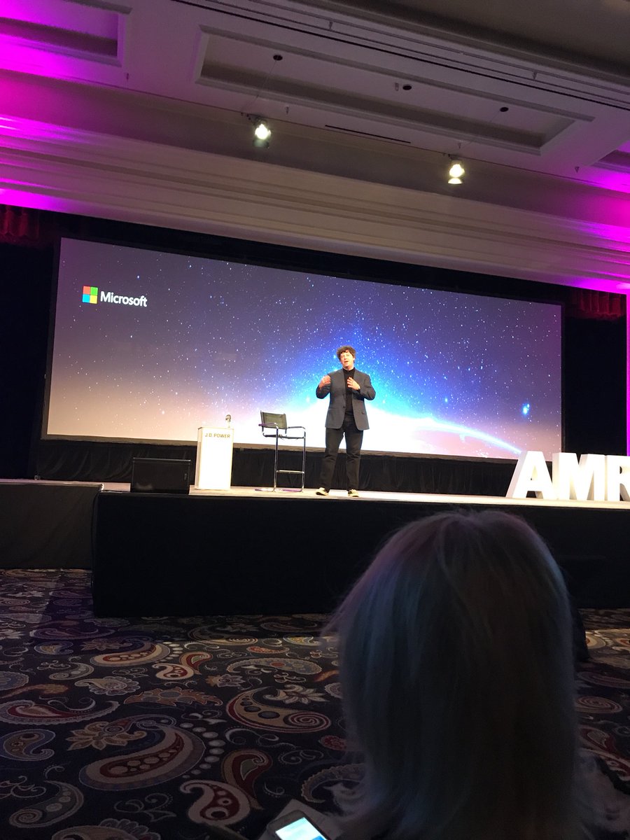.<a href="/Microsoft/">Microsoft</a> ‘s <a href="/gradconn/">Grad Conn</a> General Mgr &amp; CMO talks #DigitalTransformation #CustomerExperience <a href="/JDPowerAutos/">J.D. Power Autos</a> #JDPowerAMR