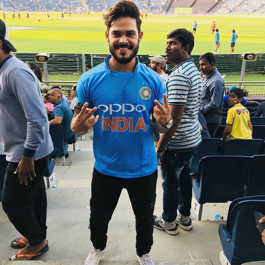KunwarAmarFc's tweet photo. @kunwar_amar16 Pic says it all... Go Team India #TeamIndia #BleedBlue #ScreamForBlue #INDvsNZ #Ind #Pune https://t.co/y97oIMVYhv