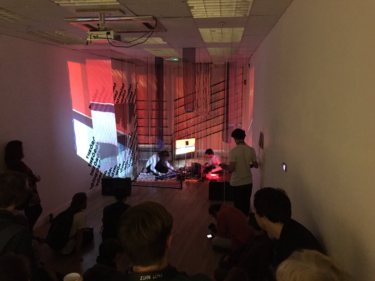 annonlowe's tweet photo. .@Arcadecardiff right now, beaut sound/visual/performance https://t.co/JEwoJvzGQE