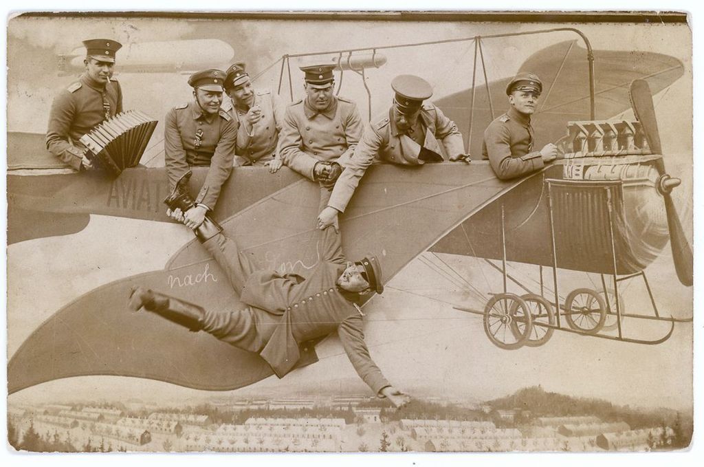 Picture of Alexander Herld in 1915 Truppenübungsplatz (military training ground), Elsenborn, Germany