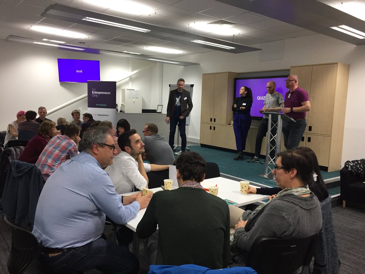 FEOHull's tweet photo. #FEOignition final session! #quiz #knowledge #prizes thanks to our hosts @MoodbeamLife @johncant78 @thedescom https://t.co/udQzlppjmf