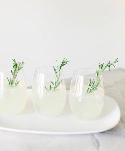 govino's tweet photo. Kick your lemonade up a notch with a sprig of fresh rosemary! Then take it on a picnic in one of our shatterproof GOVINO glasses! https://t.co/tsYymCwnK2