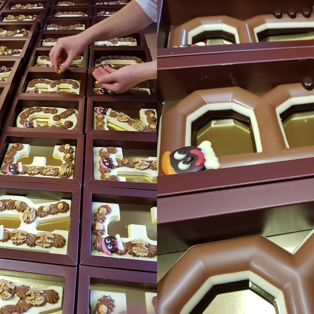 We zijn alweer begonnen!
Belangstelling in ambachtelijke #chocoladeletters 
Kunnen al besteld worden
Kijk op de site
chocoladenzo.nl/5-december-cho…