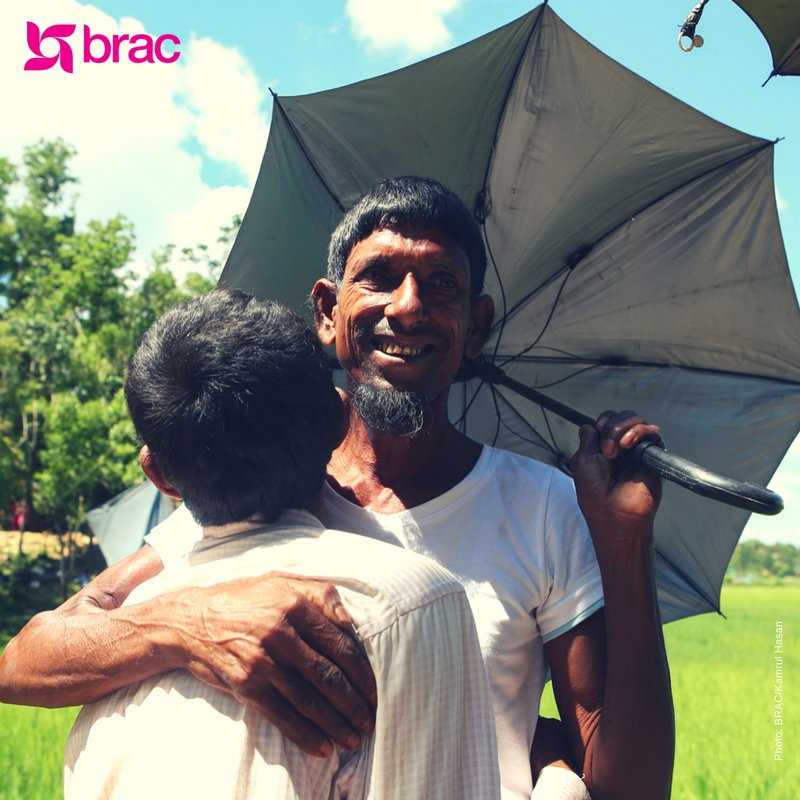 BRACworld's tweet photo. These brothers lost each other when crossing the #Myanmar border. They are reunited once more https://t.co/tlP93Tnhcf #humanityfirst https://t.co/dWEaBbCPs4