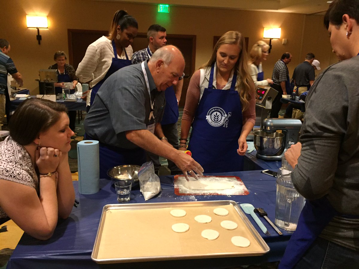 AmericanBakers's tweet photo. No better way to put theory into practice than through hands-on baking at the #ABATechConference Training on function of leavening agents https://t.co/zzvuaQs56a