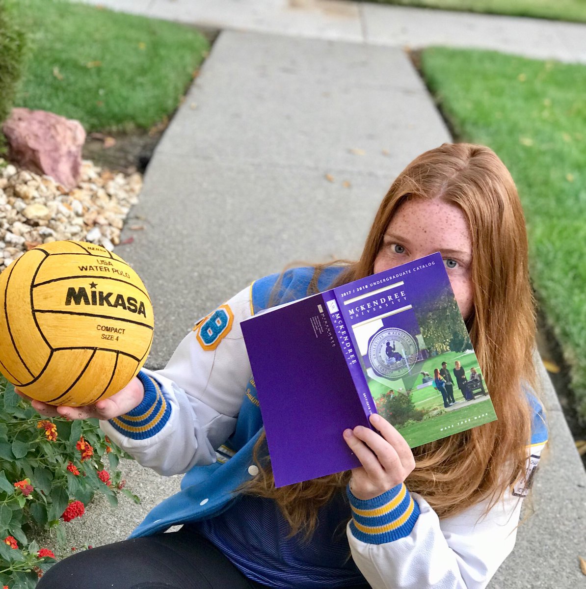 izzystrimling's tweet photo. Excited to announce my commitment to play Waterpolo at Mckendree University on academic &amp; athletic scholarship ! Go Bearcats 💜💛 https://t.co/IpgxF5pHaA
