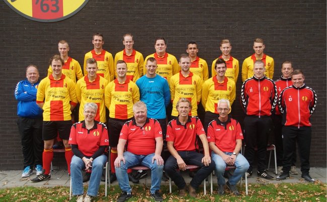 Nieuwe teamfoto op de website, de selectie seizoen 2017/2018 van Vitesse'63 1 <a href="/BenBatterink/">Ben Batterink</a>