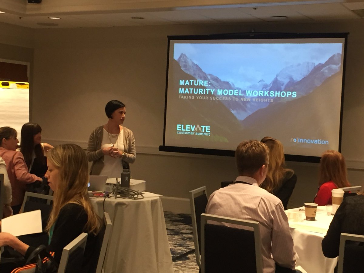 ROInnovation's tweet photo. Marie Ross talks “how to’s” of perfecting the elements of a Mature Reference Program. #ROElevate https://t.co/YQ7DYC51m4