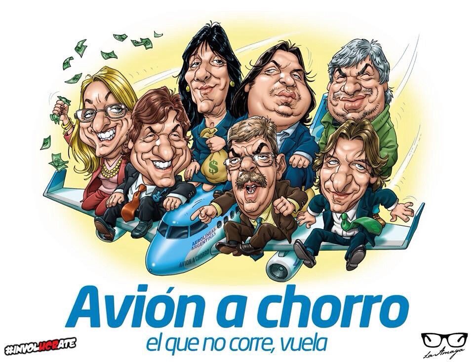 amayaucr's tweet photo. Hace 4 años hicimos el #AvionaChorro. Hoy, ya quedan menos corruptos sueltos. Siguen saliendo vuelos a Ezeiza #DeVidoPreso https://t.co/vpBbqC4bJg
