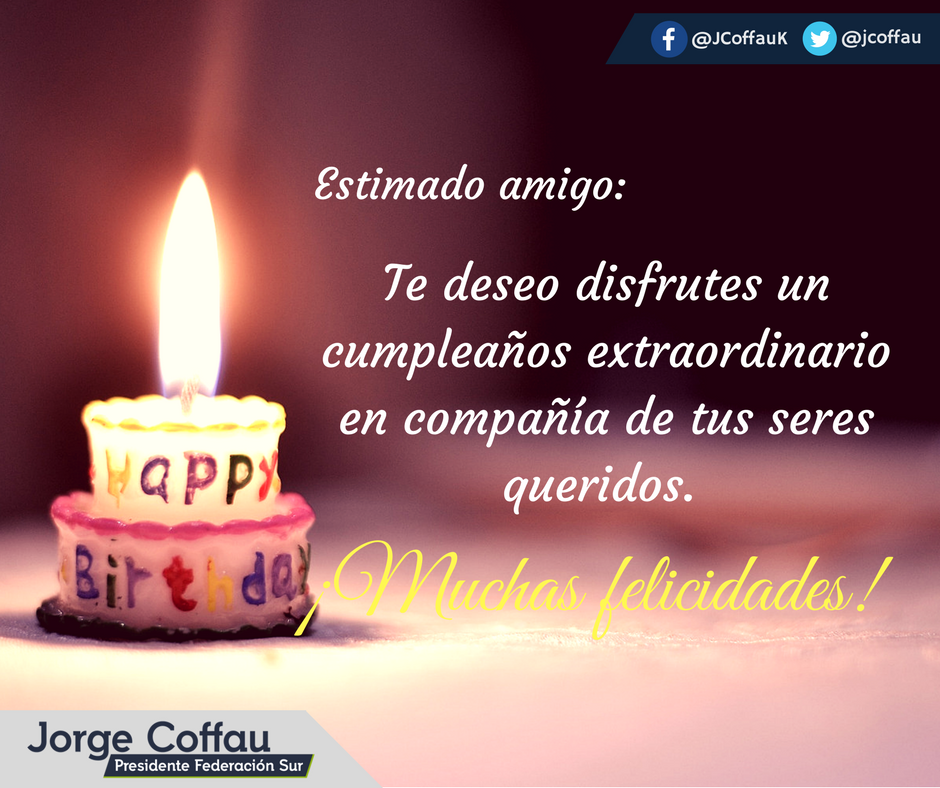 jcoffau's tweet photo. Mi estimado Beto, mis felicitaciones por un año más de vida. Un abrazo con afecto. #FelizCumpleanos @albertobacav https://t.co/gmEWChU3QF