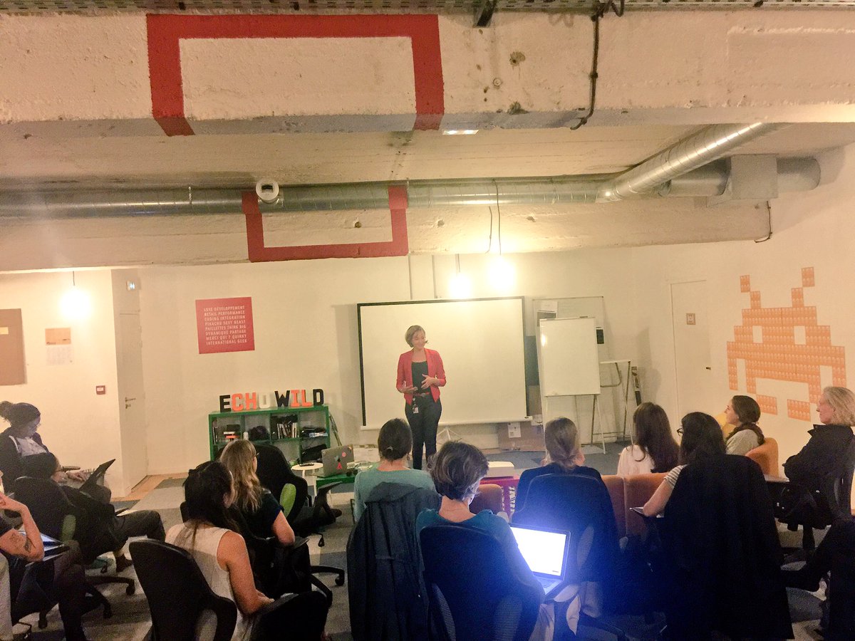 coderinheels's tweet image. Just kicked off the soft relaunch of @WomenWhoCode Paris, with Marine of @WildCodeSchool @WildSchoolParis and @ElaineSkapetis of @Adobe