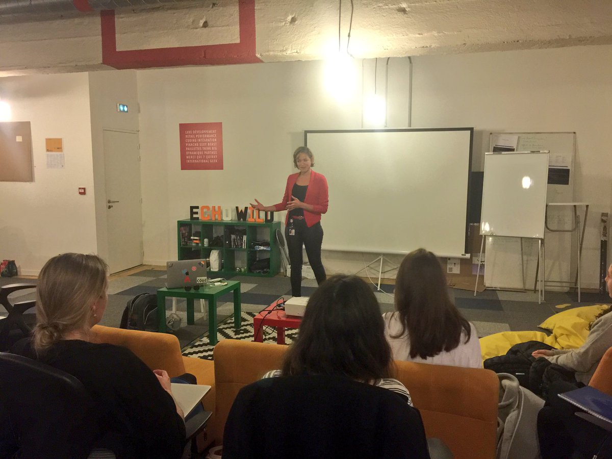 coderinheels's tweet image. Just kicked off the soft relaunch of @WomenWhoCode Paris, with Marine of @WildCodeSchool @WildSchoolParis and @ElaineSkapetis of @Adobe