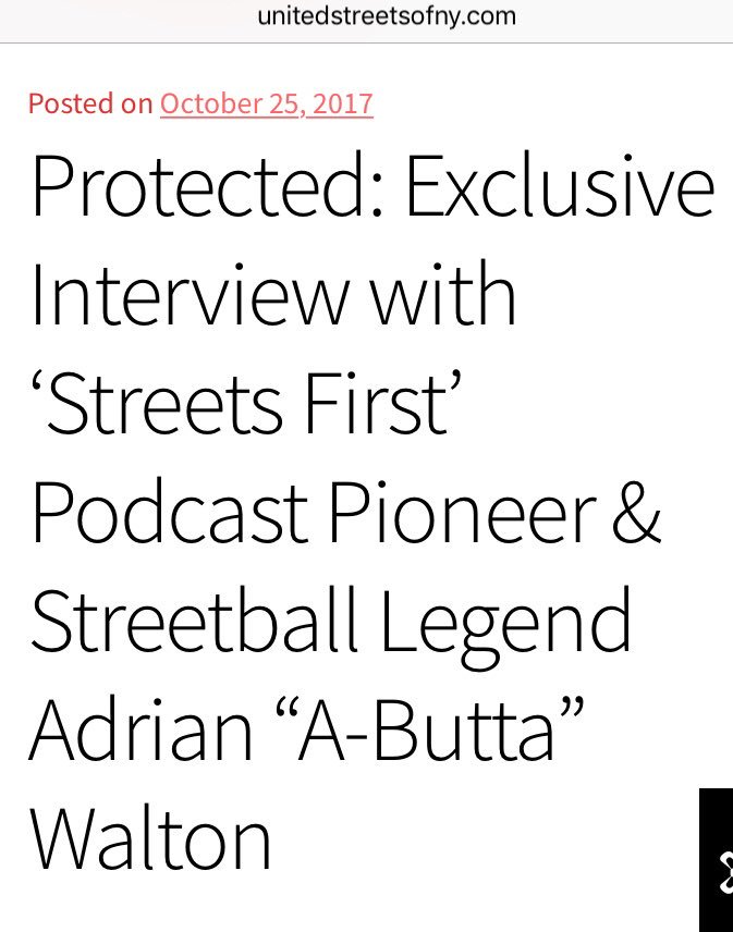 ButtaButtaWorld's tweet photo. CHECK OUT A DOPE INTERVIEW ON ME ABOUT WHY I STARTED @StreetsFirstPC #ButtaNeverForgets #UnitedStreetsOfNY #USNY #SF #OOO https://t.co/TYvZti2SYB