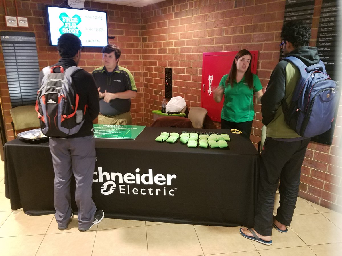 deslrob's tweet photo. Great to have @SchneiderElec @schneiderjobs in campus recruiting @UABEngineering #engineers! #engineeringrocks #UAB https://t.co/CqSGpAdJeu