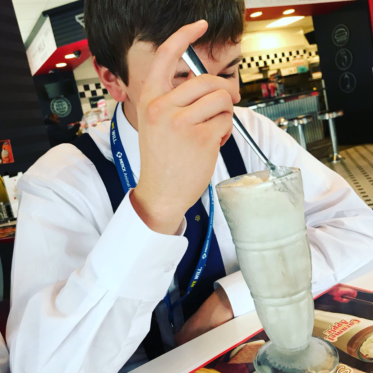 MrEnglin's tweet photo. After the team activity we celebrate with shakes. #ICanWeWillFFA https://t.co/kV9XFnJbUz