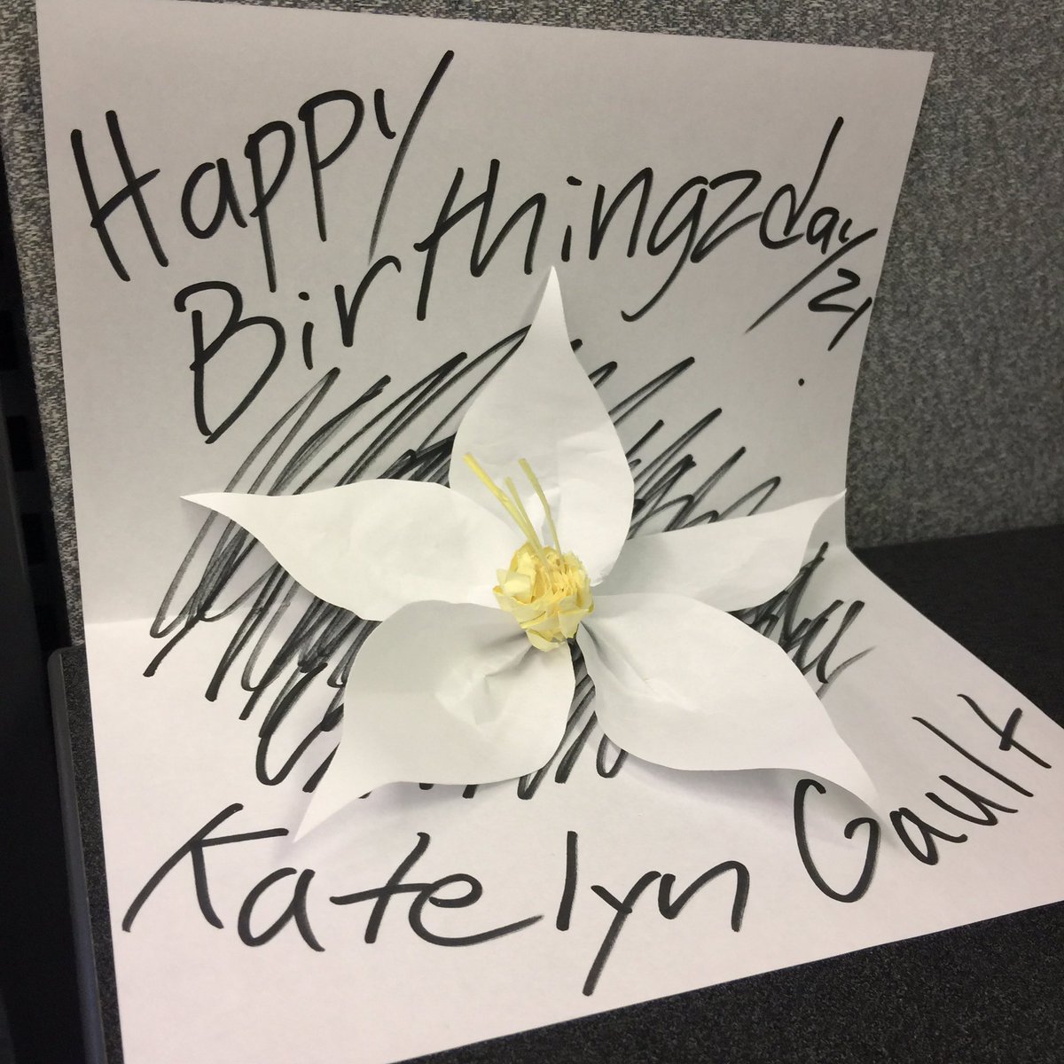 RegendaryCow's tweet photo. I'm not the best #KraftyKrew member but @KyleMcCarley's #HackerClan wish @Katelyn_Gault a HAPPY BIRTHINGZDAYZ!!! #NieR #LunarTear https://t.co/Z3z155hDmF