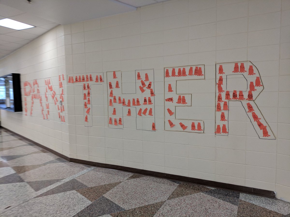 pinkhamlj's tweet photo. Unity Day all day at MB! We hope the message of unite against bullying will empower our students throughout the year! @MacBayMS https://t.co/oIN88Yem8F