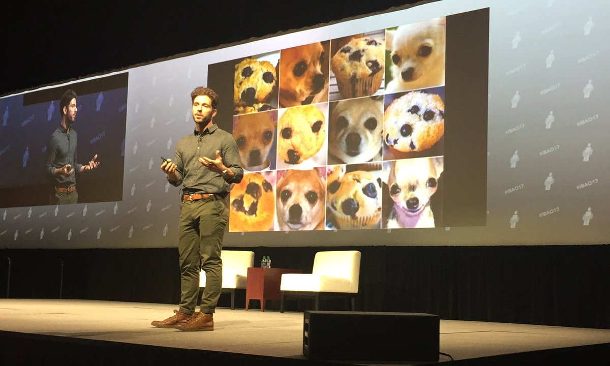 IBAOntario's tweet photo. .@googlecanada ’s Head of Marketing, @FabDolan, explaining how technology will shape the future. #IBAO17 #BIPtalks https://t.co/nnW9Dh4A2X