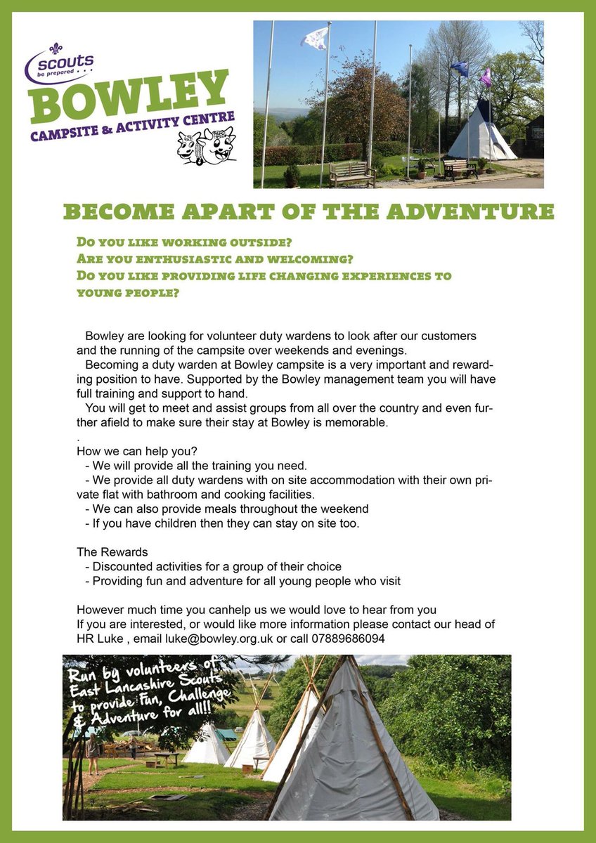 BowleyCS's tweet image. Would you like to join us here at bowley and provide thousands of young people an adventure. #iscout