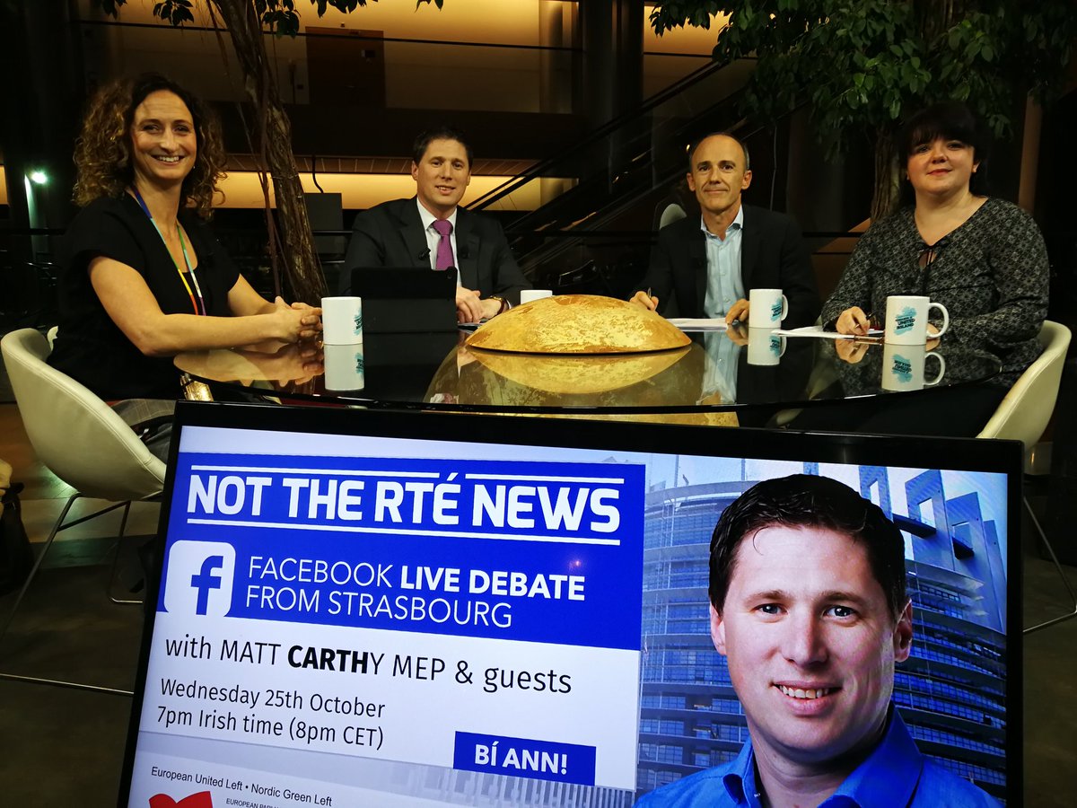 sinnfeinireland's tweet photo. . @mattcarthy @LNBDublin not the Rte news now streaming live on matt's Facebook page. Send the team in your questions, share to win a mug!! https://t.co/0r9MhsEX7q