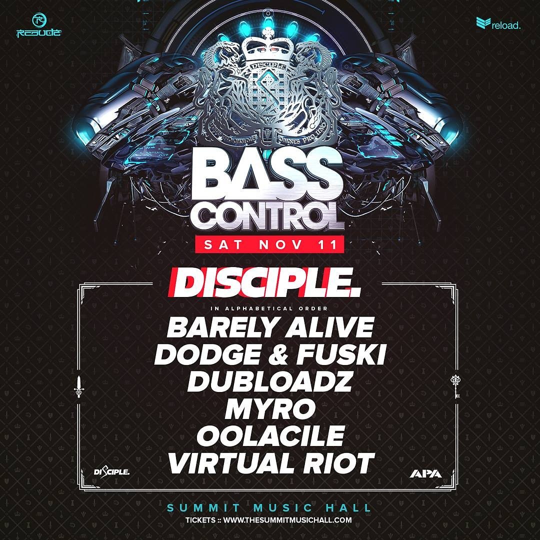 Rebudz's tweet photo. Who's ready for it to be 11/11?! #BassControl2017 is going to be one memorable night! Don't miss out on the show: https://t.co/dDOJ1OxtQf https://t.co/BuZhaayqlf
