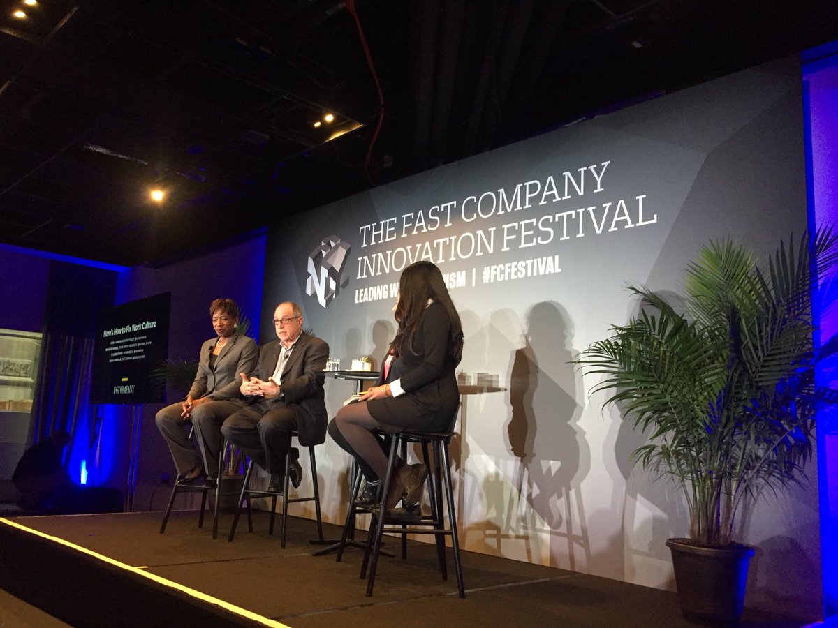 Shari_Novick's tweet photo. How to Fix #Work #Culture with
#carlaharris #morganstanley, #michaelkimmel #stonybrook #claudesilver #vaynermedia here @ #FCFESTIVAL https://t.co/vLRmuoMaxy