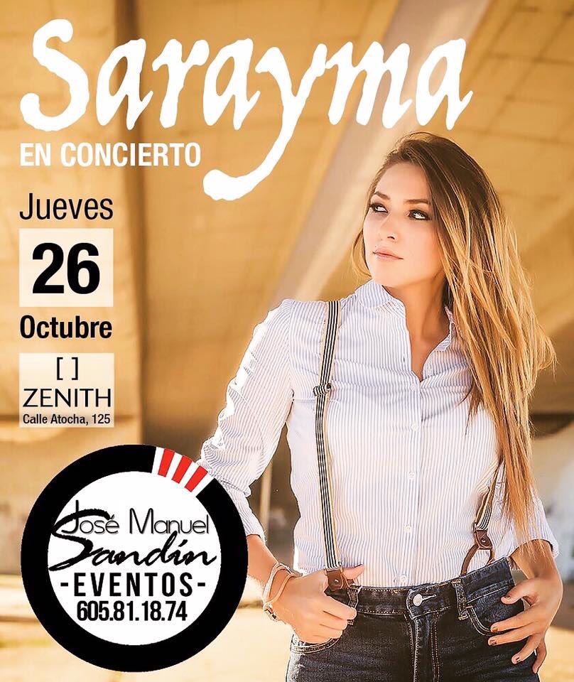 Mañana <a href="/saraymaoficial/">Sarayma</a> estará en concierto en sala Zenith os dejamos un adelanto bit.ly/2ixkTp9