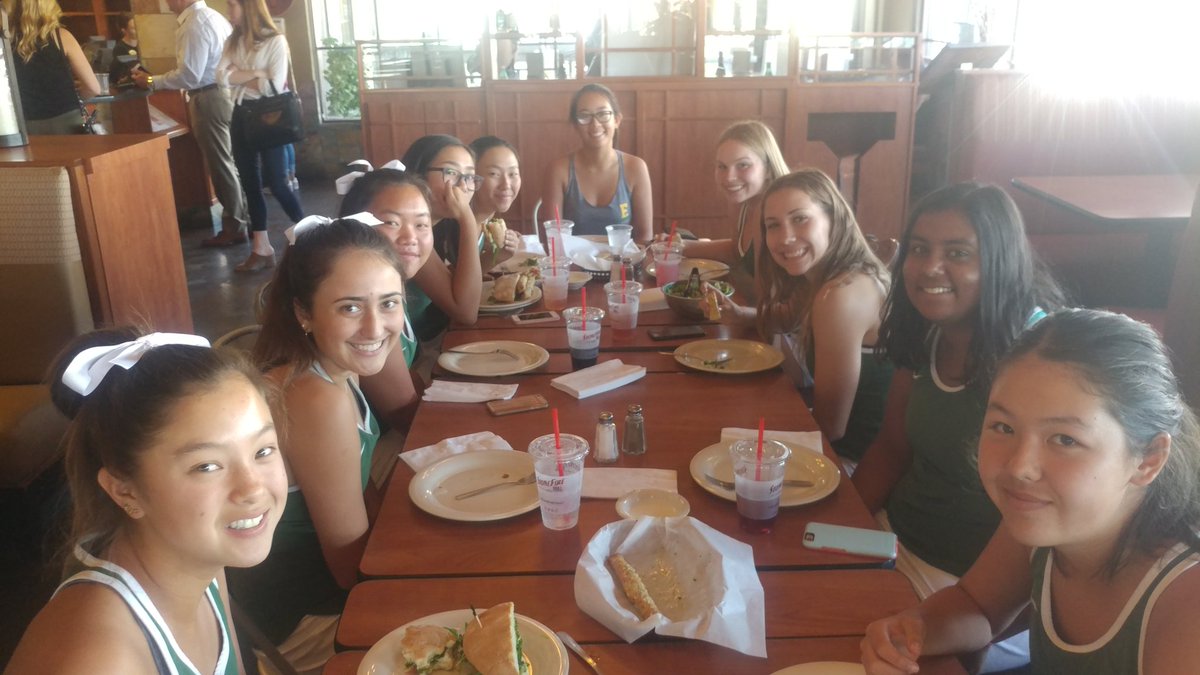 chargertennis's tweet photo. League Finals fuel up @ Stonefire!!

Let's Go Chargers!

#chargertennis https://t.co/la926IACqO