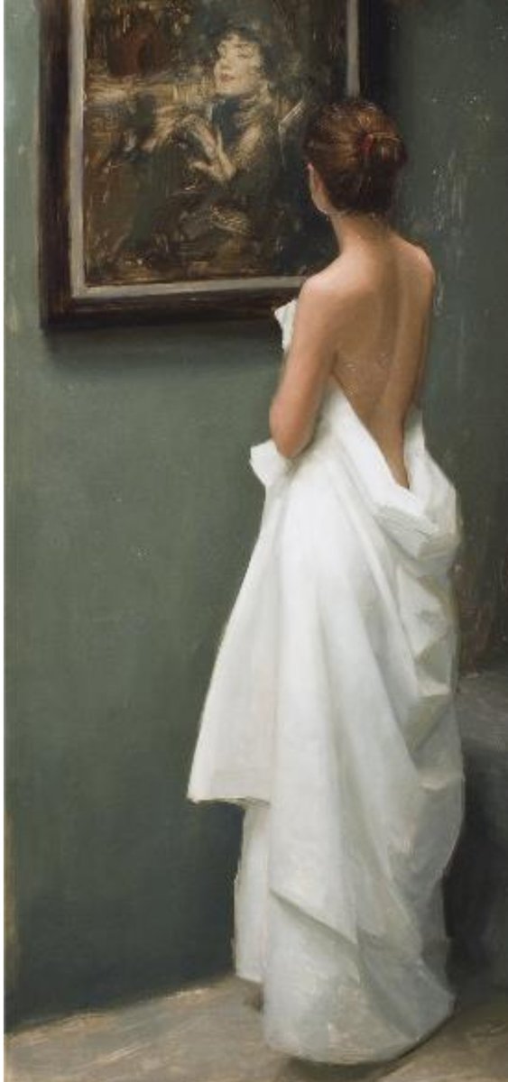hillaryssteps's tweet photo. "Admiration" Aaron Allen Westerberg (American, born 1974) aka - après ma douche (not really) 🎃 https://t.co/Ep0ke2BSy3