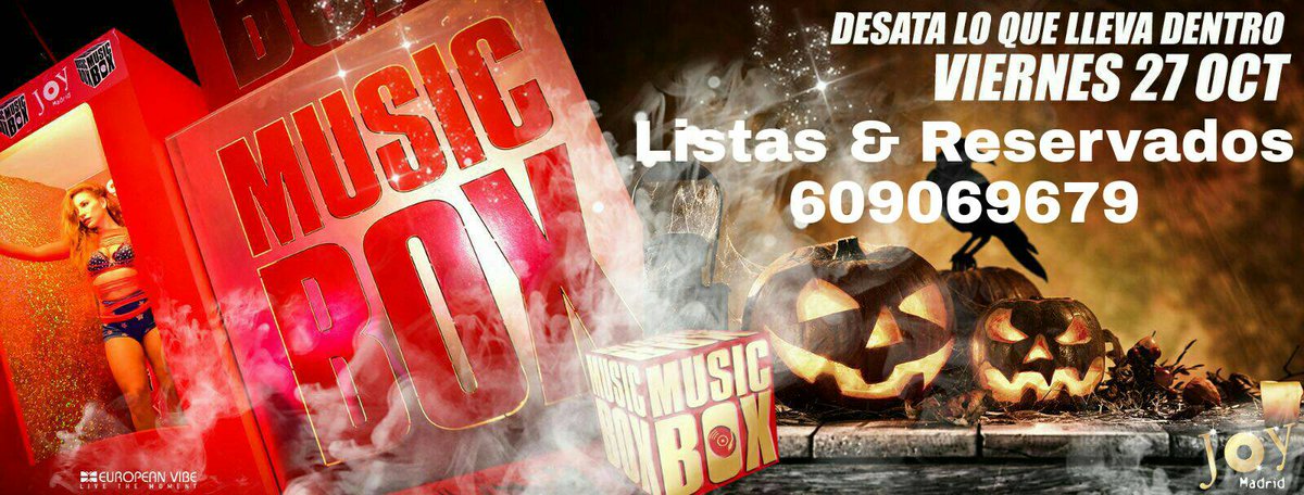 Listas2_Madrid's tweet photo. Gran fiesta de #Halloween en #JoyEslava!!!!

Listas &amp; Reservados
📲609069679

#rrpp #Madrid #party #disfraz #Joy #chicasgratis #listas https://t.co/mmkU3zVM79