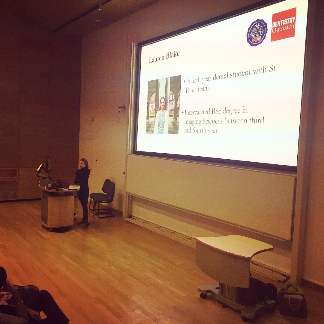 DentalOutreach's tweet photo. Thank you to Bal, Lauren + Ben for our Dental Outreach evening lecture on life as a Dental student! https://t.co/Y0WEAbiUqU