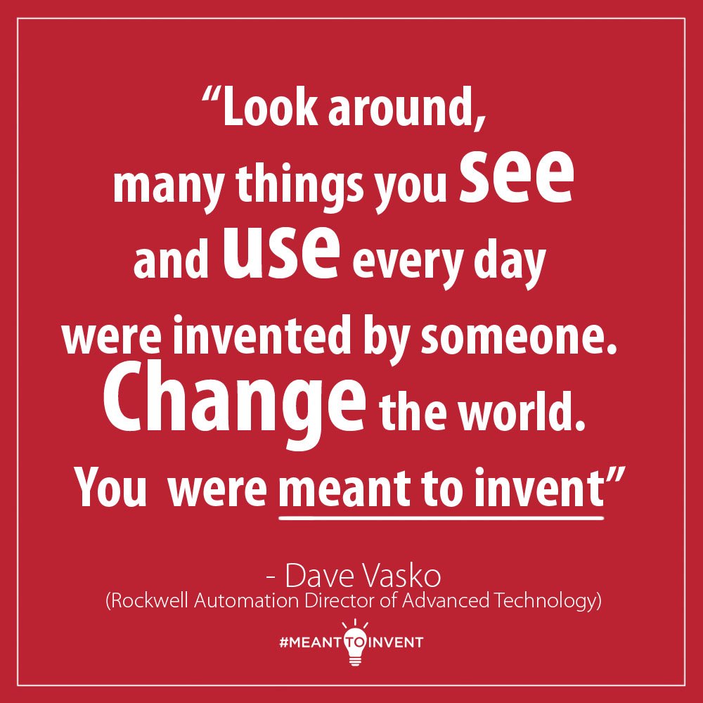 ROKAutomation's tweet photo. Here's some #WednesdayWisdom to inspire your #MeantToInvent invention. Share yours before 10/31 for a chance to win! https://t.co/FlcXVm3Sgp https://t.co/CRQadPzJrX