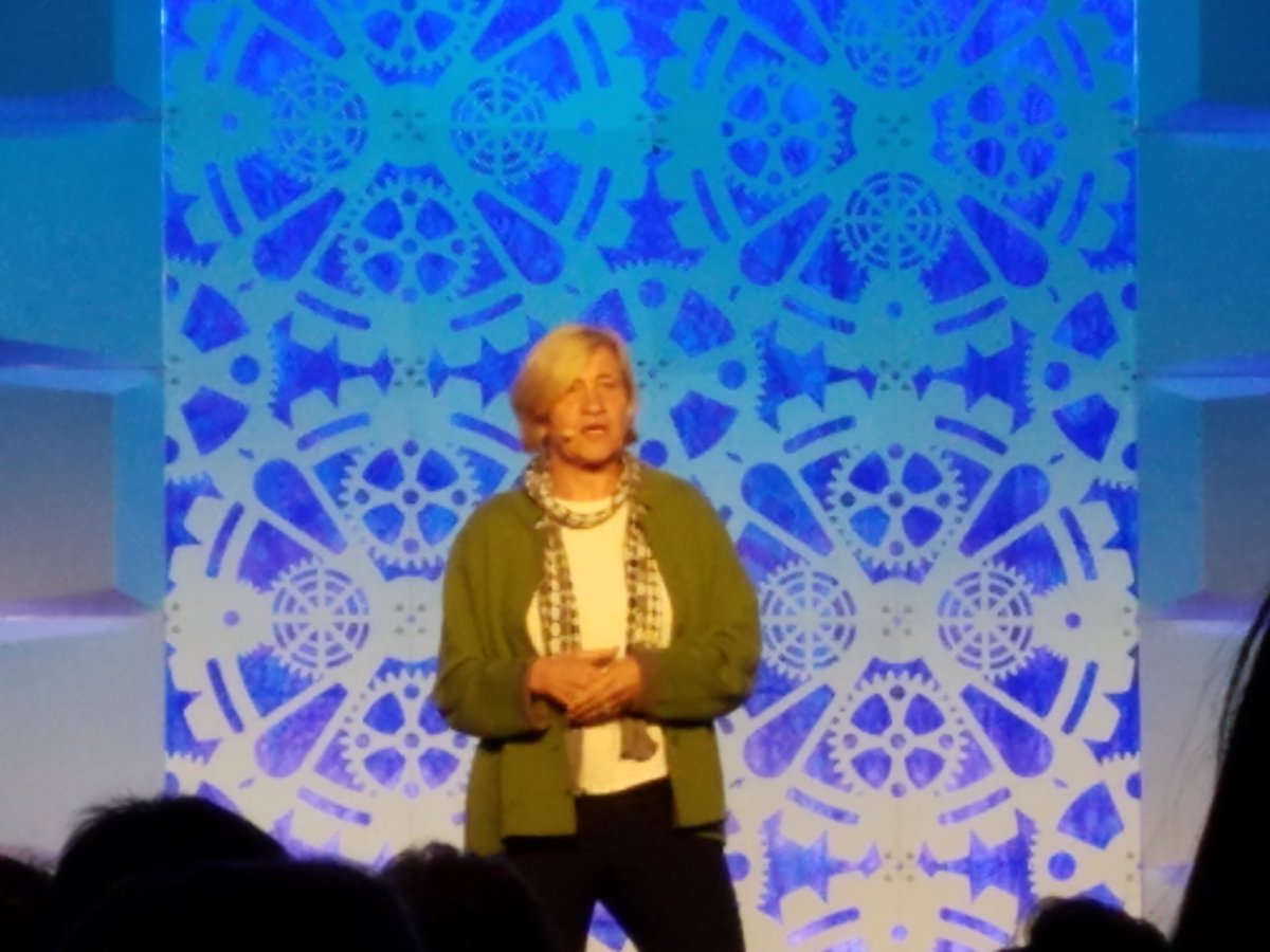 Rwenglin's tweet photo. Inspiring discussion by @Playworks CEO, Jill Vialet, kicking off #CommonFuture17 https://t.co/gx7RrH6MQR