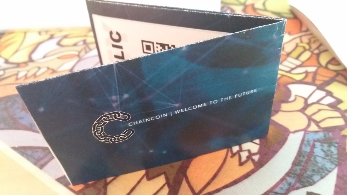 suprnurd's tweet image. Paper Wallet for #ChainCoin cold storage walletgenerator.net/?currency=Chai… bitcointalk.org/index.php?topi… $CHC