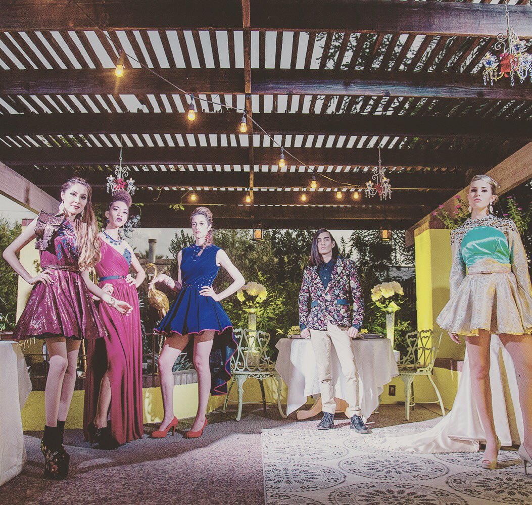 estebanxosuna's tweet photo. Garden Couture 🌺 📸: @VickieLan1 Models: @domingotoledo @HaileyLynn321 #couture #throwback #tucsonfw #esteban #model #photography #fashion https://t.co/K6N2o2KwfH