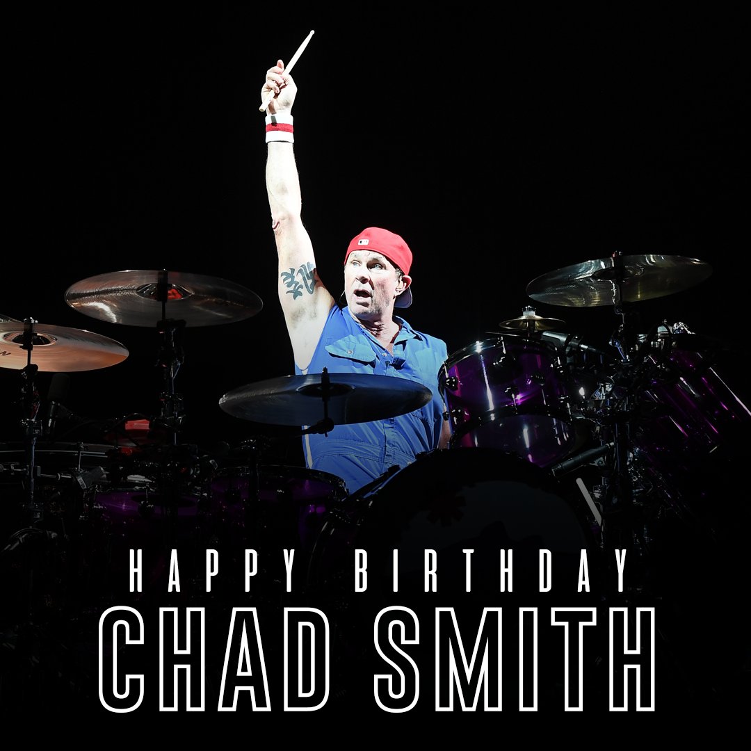 Happy Birthday to drummer Chad Smith! 